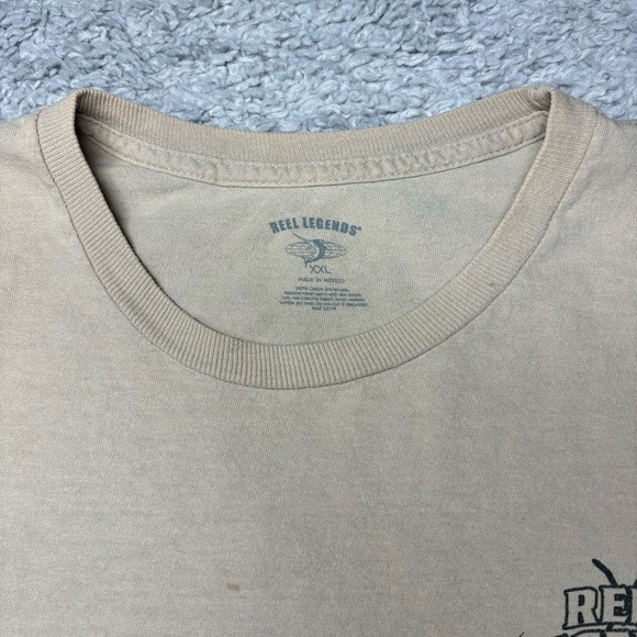 Reel Legends Shirt Mens XXL Crewneck Florida Most Popular Game Fish Fishing Tee - Picture 4 of 6